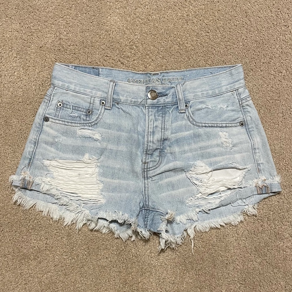 American Eagle Destroyed Tomgirl Shortie